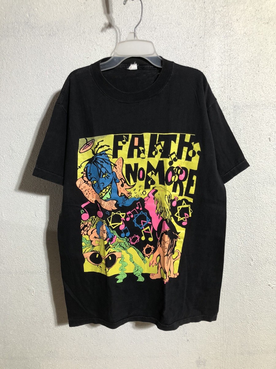 Vintage 1987 Faith No More Introduce Yourself T Shirt XL Red Hot 
