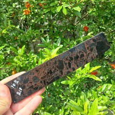 210mm NATURAL MULTI BLUE OBSIDIAN PREFORMS SLAB FOR KNAPPING KNIFE ARROWHEAD