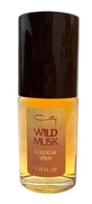 coty wild musk 1.75oz cologne spray scuffed bottle