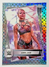 2025 WWE Topps Chrome #136 CORA JADE X-Fractor