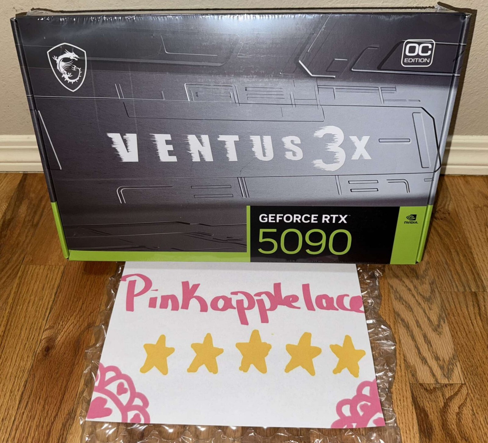 ⭐MSI NVIDIA VENTUS 3X OC GeForce RTX 5090 Graphics Card GPU✅ SHIP NOW 🚚☁️