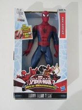 Marvel Ultimate Talking Spider-Man W/Sound 12-inch Web-Warriors Titan Hero Tech