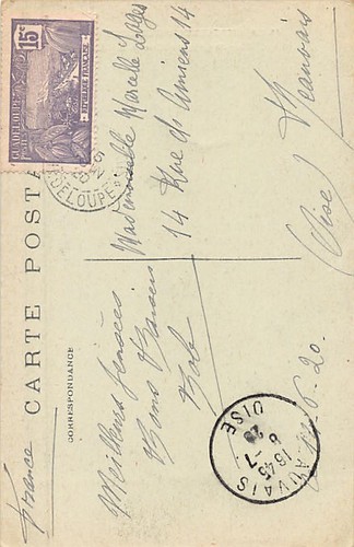 La Guadeloupe Illustrée - Marchande de Cocos à l'eau (N° 1) - Ed. Caillé 153 - Bild 2 von 2