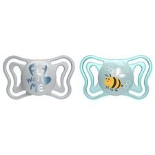 2 Pack PHYSIOFORMA Light Silicone Soacers 2-6 Months Bean Blue