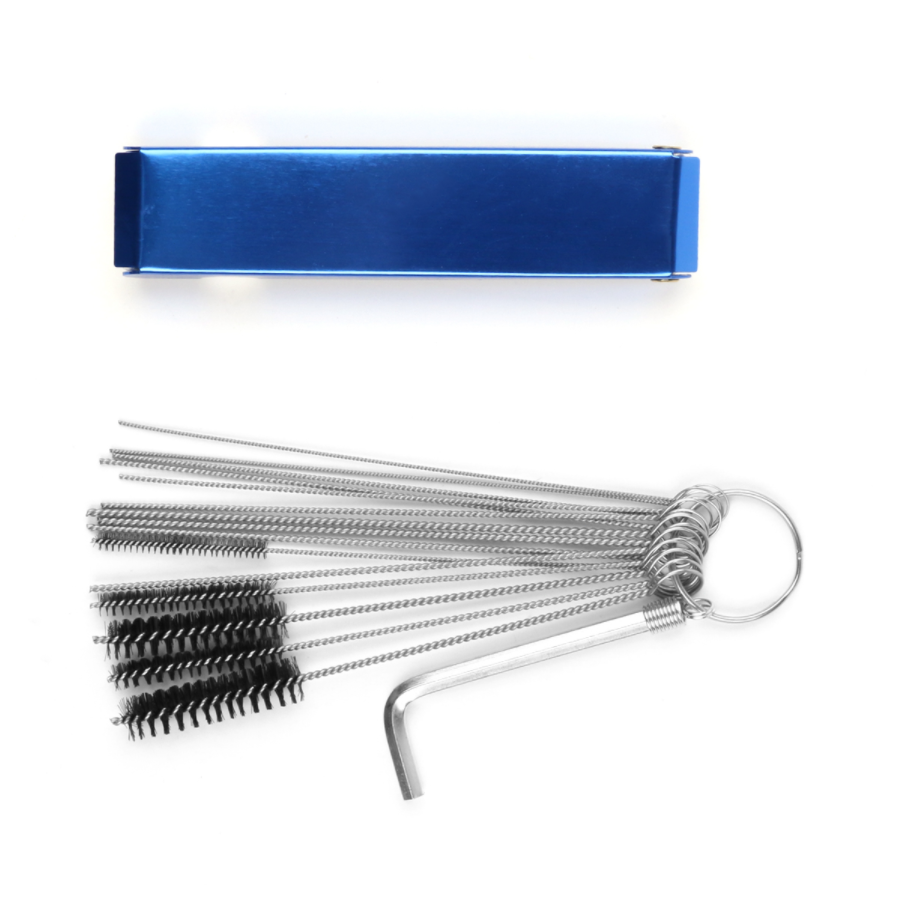 2 Set Carburetor Cleaning Kit Needles Wires Brush Carb Dirt Jet Cleaner