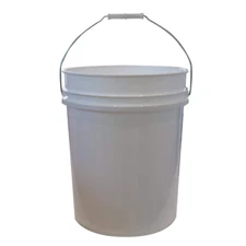 NEW 10-Pack 5-Gal White Pails – Heavy-Duty Buckets for Storage, Paint & More