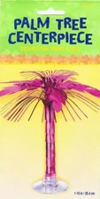 Anagram Hot Pink Party Palm Tree Table Decoration 25.4cm (10") High