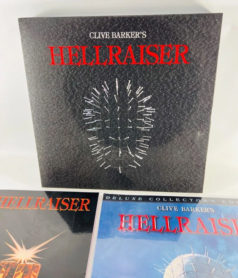 Hellraiser Deluxe COLLECTOR'S Edition Set Clive Barker w/Book/Laserdisc Sealed!! - Image 2 of 4