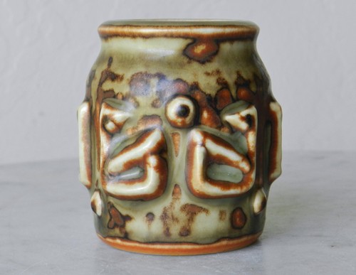 Jorgen Mortensen for Royal Copenhagen Stoneware Vase Sung Glaze - Picture 5 of 12