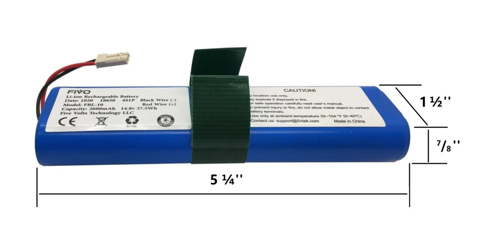 Batería de repuesto para robot aspirador ILIFE V3s Pro, V5s Pro, V8s, X750 Foto 2 de 4