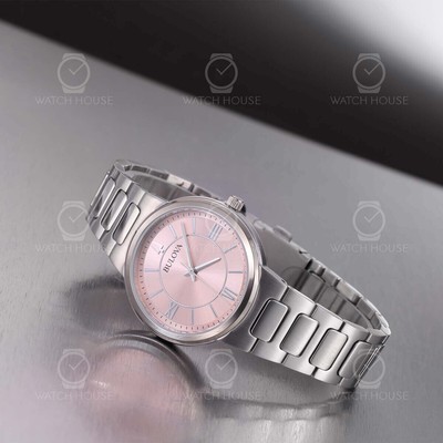 Bulova Classic Collection Damenuhr 96L335 Pink