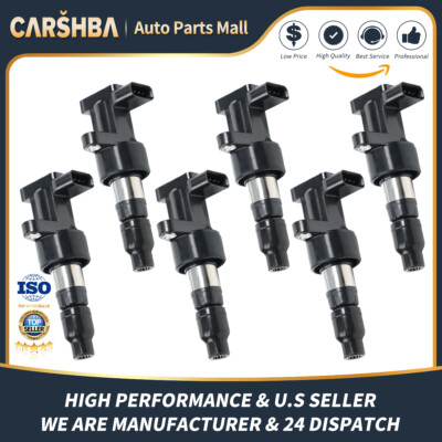 6* Ignition Coils for 2002-2008 Jaguar X-Type S-Type 3.0L UF435 C2S11480 2.5L