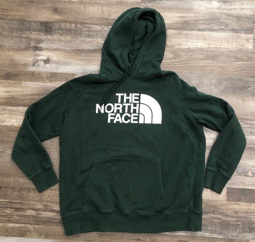 north face dark green hoodie