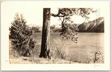 RPPC Real Photo Postcard Of Bitterroot From Lake Pend Oreille Idaho Vintage