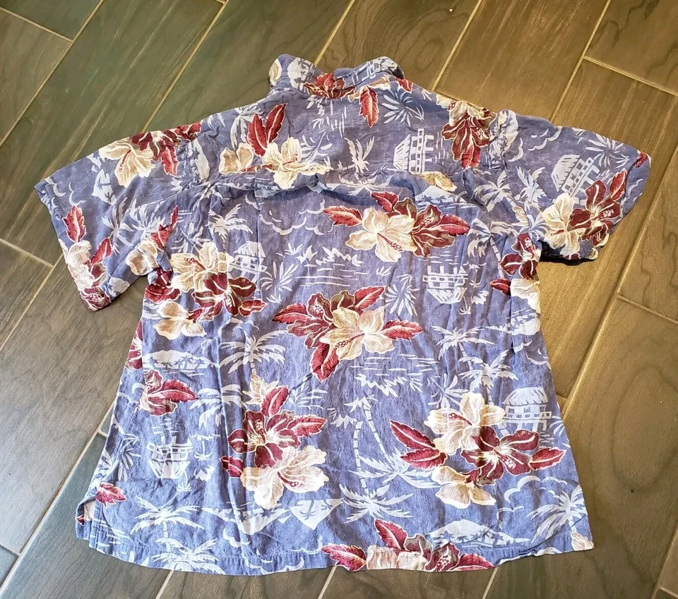 Camisa Havana Jacks Café Hawaiana Para Hombre Talla 2xlarge Abotonada Manga Corta 2XL Foto 4 de 4