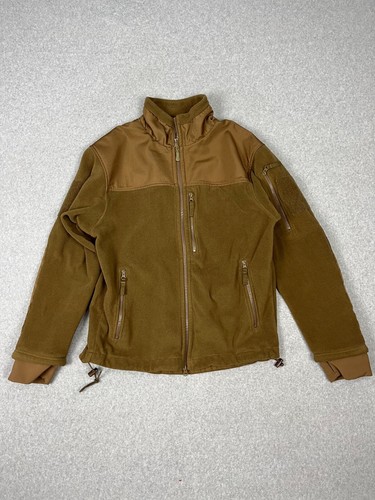 Condor Jacket 601 Mens L Brown Alpha Micro Fleece Tactical Full Zip Outdoor