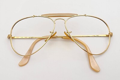 Vintage Ray Ban Glasses Frame Only Ray Ban (B&L) Vintage Sunglasses Frame Only Black/Gold  main image 4