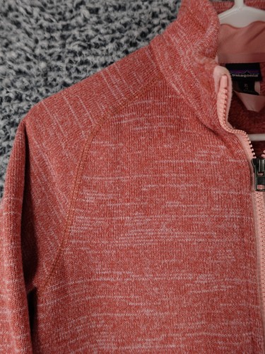 Patagonia Girls Pink Better Sweater Zippered Gorpcore Size 14 / XL - Picture 2 of 14