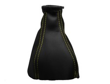 Gelb Faden Echtleder Schaltmanschette Schaltsack Für OPEL ZAFIRA A 1999-2005