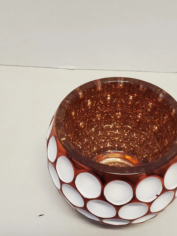 Candelabros votivos Fifth Avenue cristal óptico blanco y oro rosa Foto 3 de 4