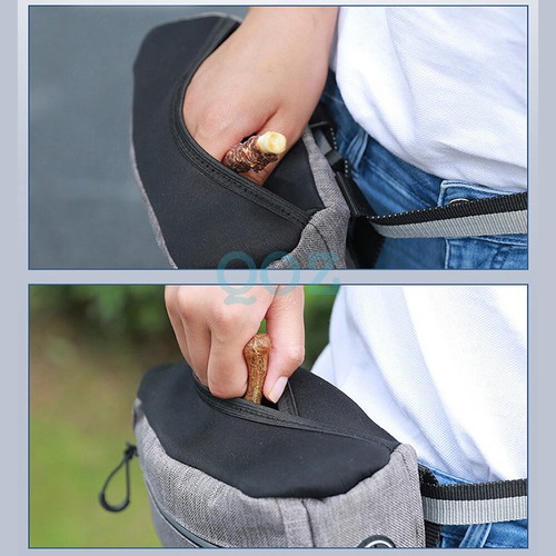 Dog Treat Training Pouch Pet Training Bag Large Capacity Puppy Snack Waist Bag - Picture 12 of 14