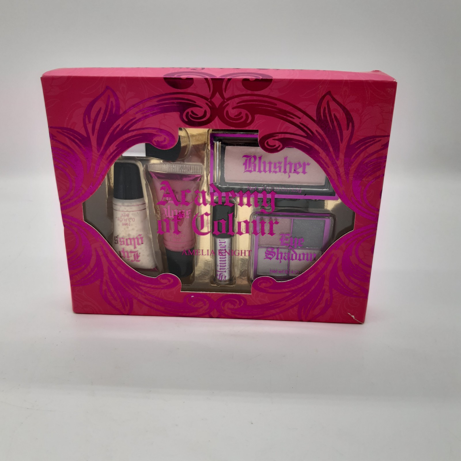 Academy of Colour Amelia Knight Makeup Gift Set - Lip Gloss, Eyeshadow, Blusher