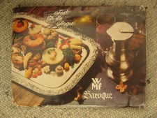 WMF Servierplatte, Tablett, rechteckig, Baroque, Cromargan, 41 x 30cm