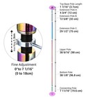 Yescom Static Spinning Dancing Pole Kit 11FT for Party Club Exercise,Colorful — photo 5