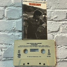 John Cougar Mellencamp Scarecrow Cassette 1985 Riva Chrome CRC