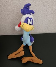 Looney Tunes Road Runner Christmas Plush Santa Hat 15" Stuffed Animal Toy