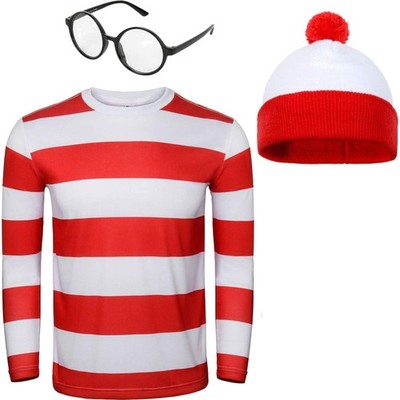 Kostüm Set Herren, Halloween, Fasching, Walter Outfit, Cosplay, Shirt, M