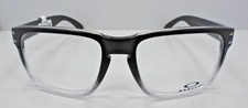 Oakley Holbrook OX8156-0656 56/18 137 Polished Black Clear Fade NWT Demo