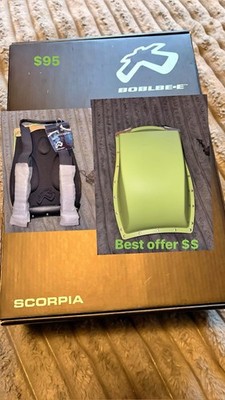 Boblbee Scorpia Green/Black Backpack, Medium, Zip Closure, Adjustable Strap