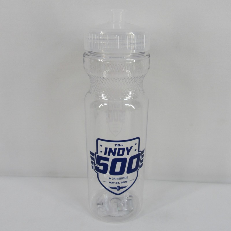 2026 Indy 500 Water / Sport Bottle Plastic Event Logo 110TH Running Souvenir
