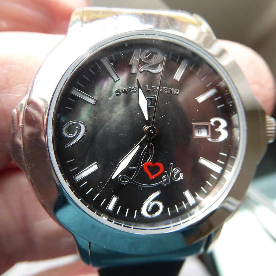 Reloj Swiss Legend LOVE 316L Cuarzo Movimiento Suizo 35mm Batería Nueva Exc Cnd Foto 2 de 4