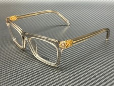 MIU MIU MU 04WV 12U1O1 Hemp Beige Transparent Women's 55 mm Eyeglasses