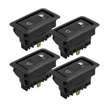 4pcs DC 12V Universal 6 Pins Momentary Electric Illuminated Power Window