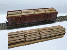 H0 Ladegut Holzladung  für 4achs.offenen Güterwag. Eaos Märklin