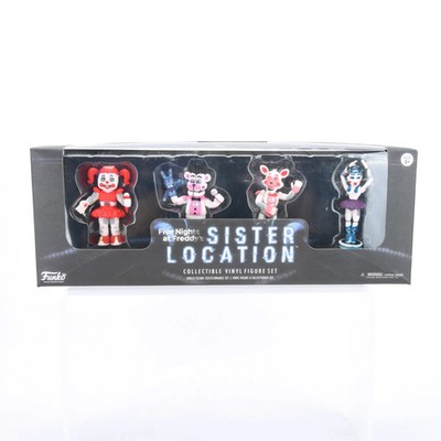 Five Nights At Freddy Sister Location 4 Pcs Ballora Baby Foxy 2'' Action Figure