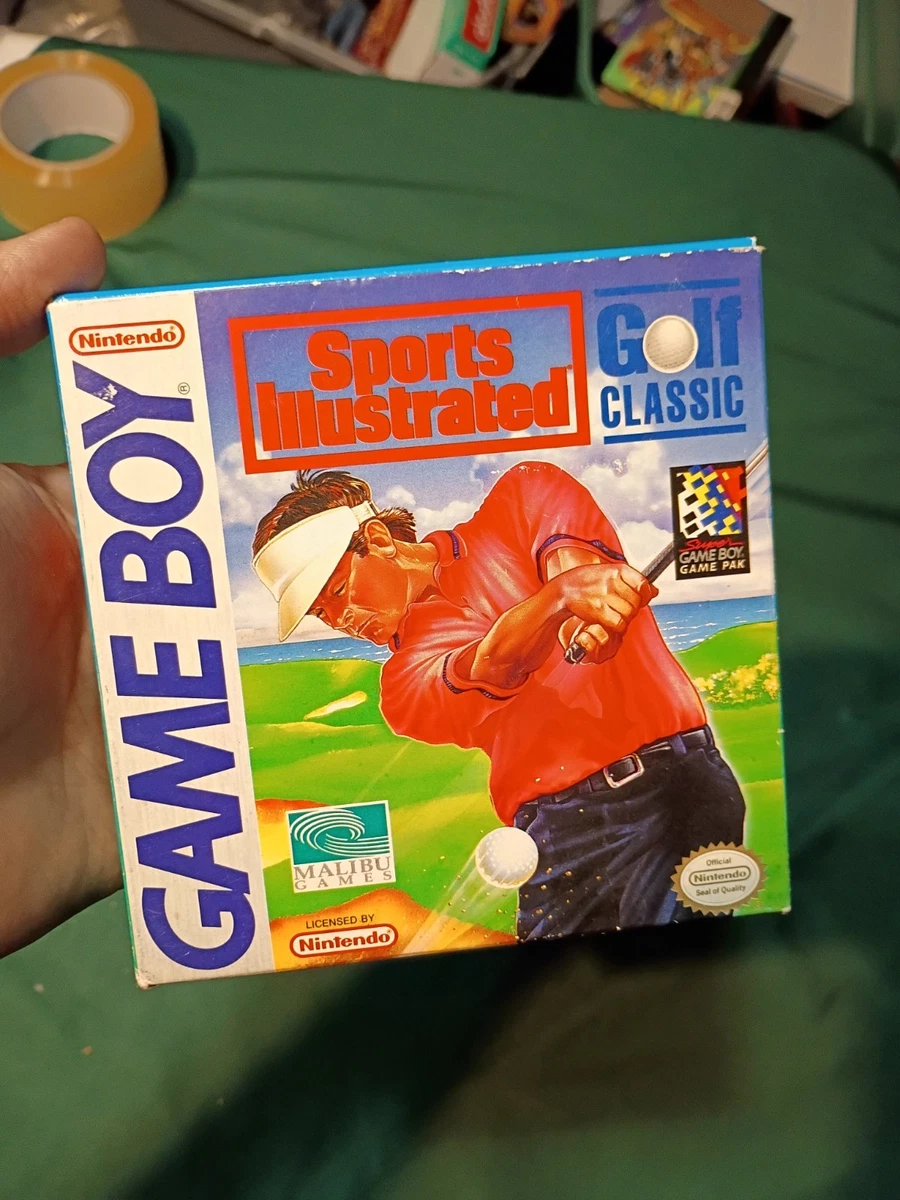 Sports Illustrated Golf Clásico Nintendo Game Boy 1994 Completo en Caja En Caja