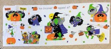 Vintage 1980-1990 Halloween fabric panel