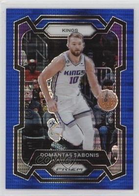 2023-24 Panini Prizm Blue Seismic Prizm 38/99 Domantas Sabonis #45 1e3h