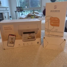 Photo Printer Works Great +200 Photo Sheets. Use Twice.