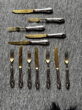 Antiche Posate SOLINGEN Manico Argento 800  