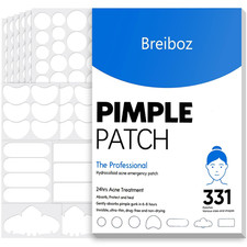 Large Pimple Patches for Face 331 Patches,Hydrocolloid Acne Patch Skincare Blemi