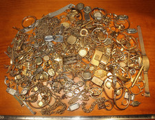 1510g 14K 12K 10K GOLD FILLED RGP Lot Scrap Jewelry Watch Case Refine Broken