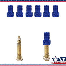 6-Pack Presta to Schrader Valve Adapter Bike Tires, Multiple ColorsColor: Blue