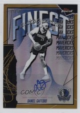 2025-26 Topps Finest Auto Gold Refractor 39/50 Daniel Gafford #FAU-DG Auto 1ny5