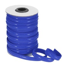 Non-Slip Elastic Band,3/8"x20 Yards Sapphire Blue Silicone Grip Band