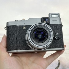 Fujifilm Fuji X Series X20 12.0MP Digital Camera Silver Tested English silver